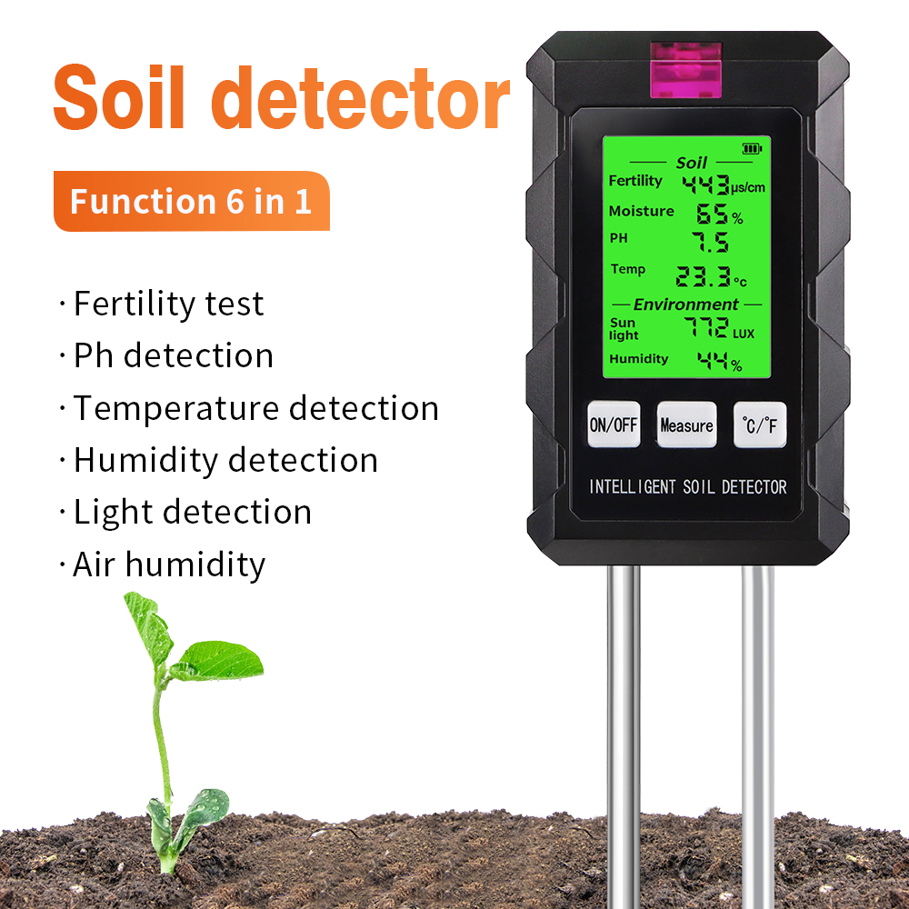 Ph Meter Digital Water Tester - Tester digitale per terreno 6 in