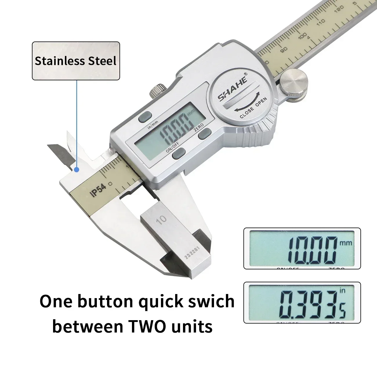 SHAHE Calibro Digitale Elettro - Digital Caliper 150Mm Stainless Steel recensione e prezzo