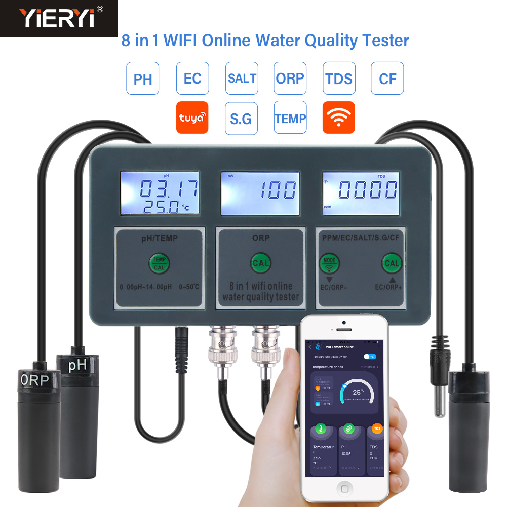 WiFi Tuya Smart PH Meter Regis - Ph Meter Digital Water Tester recensione e prezzo