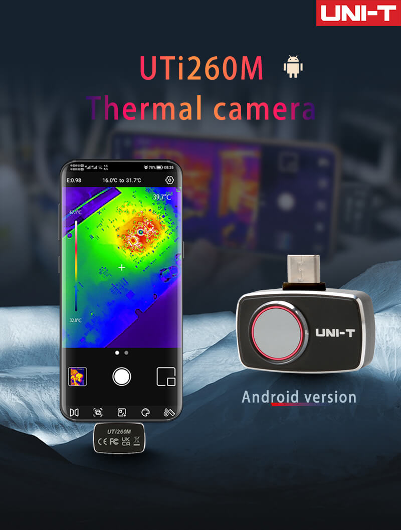 UNI-T UTi260M Termocamera Port - Thermal Imaging Camera Pcb Repair recensione e prezzo
