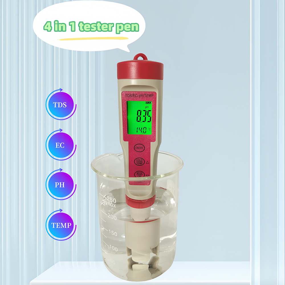 Misuratore di pH 4 in 1 con Re - Ph Meter Digital Water Tester recensione e prezzo