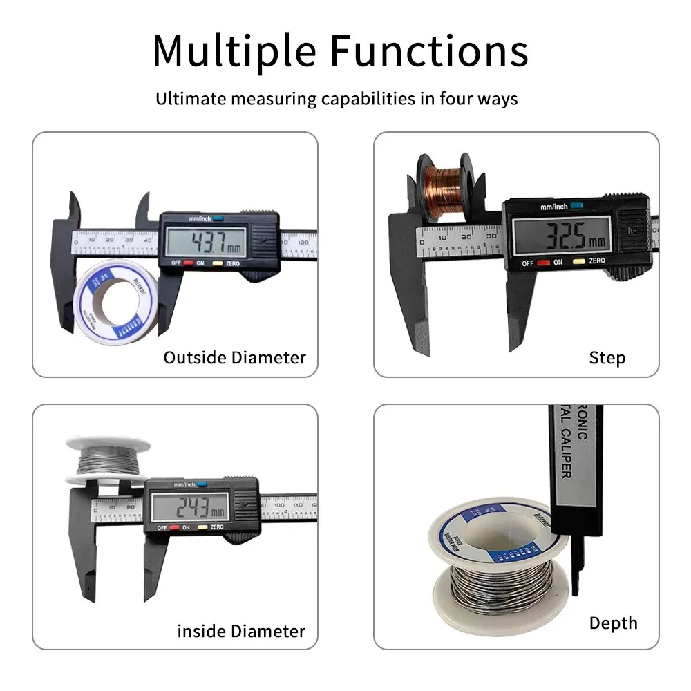 Calibro Digitale in Fibra di C - Digital Caliper 150Mm Stainless Steel recensione e prezzo
