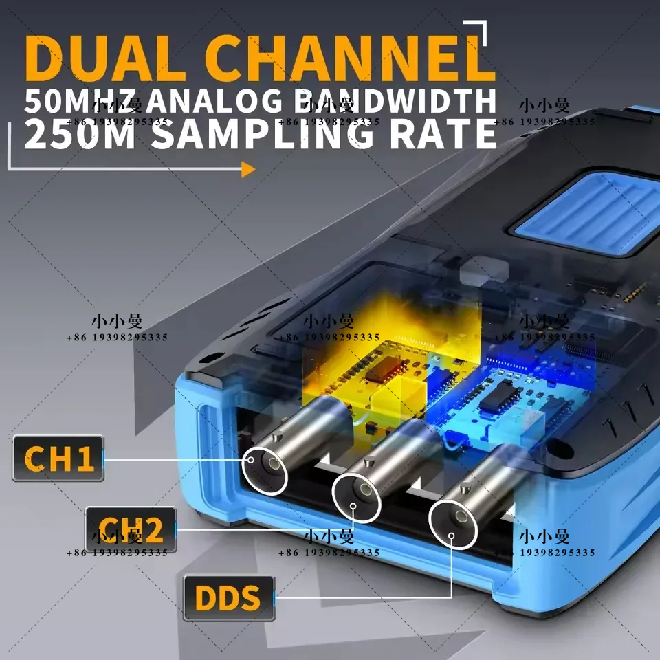 FNIRSI 2C23T10MHz, 2C53T 50MHz - Fnirsi Digital Oscilloscope Handheld recensione e prezzo
